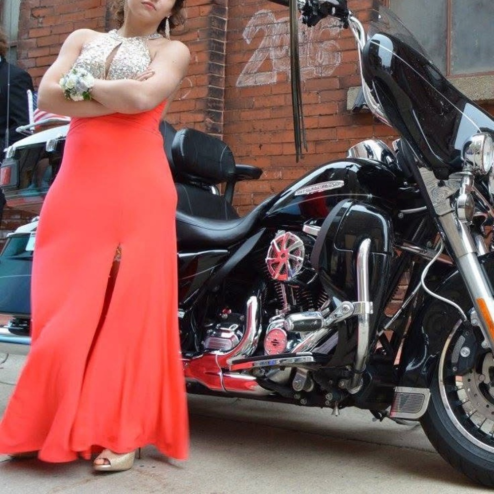 Morgan & Co. Vibrant Prom Dress